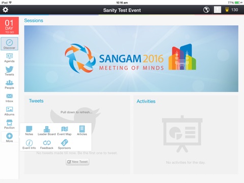 TCS Sangam 2016 screenshot 4