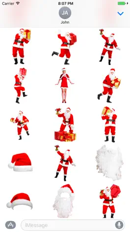 Game screenshot Selfie Santa Sticker apk