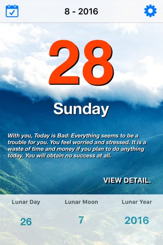 Astrology Calendar - Lunar Calendar screenshot 2