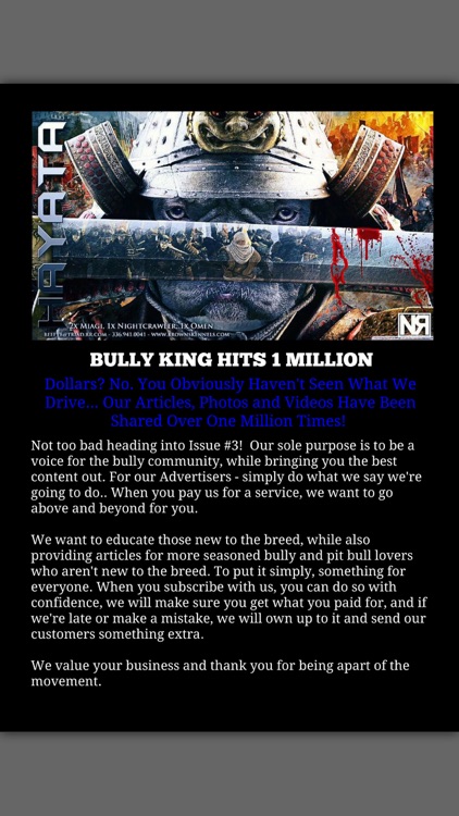 BULLY KING Magazine