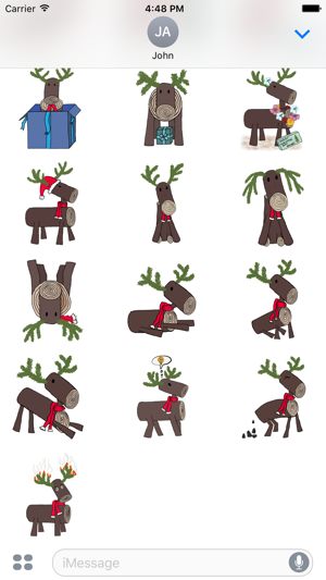 Christmas Reindeer Stickies(圖4)-速報App