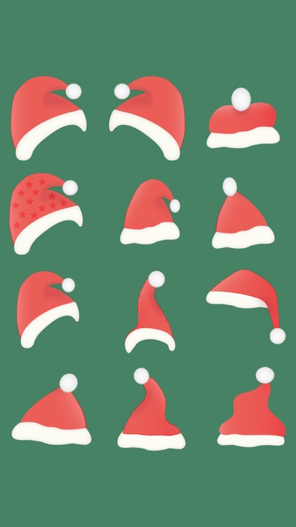 Santa Hat Sticker