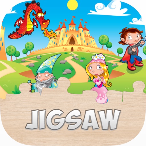 Fairy Tale Easy Jigsaw Puzzle Games Free For Kids iOS App