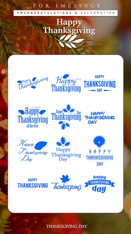 Thanksgiving Day Emoji Pro - Holiday Stickers