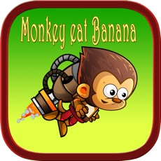 Activities of King kong eat banana jungle run games for kids