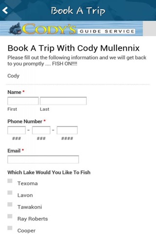 Cody's Guide Service screenshot 3