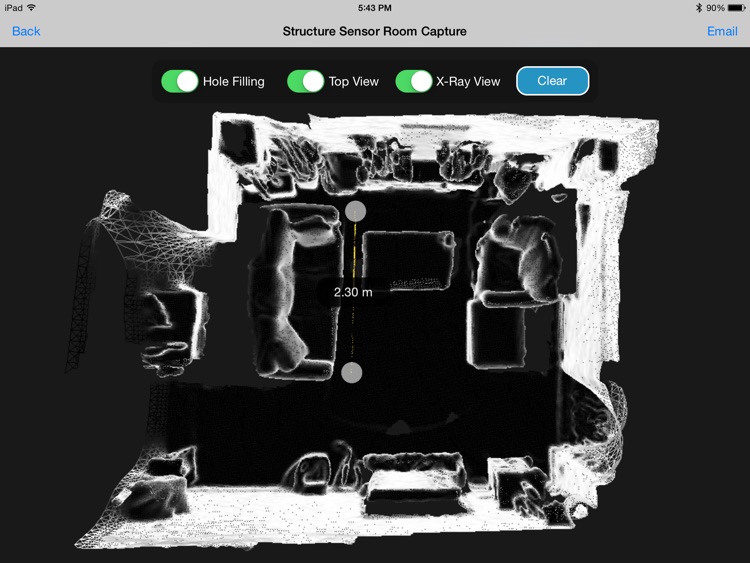 Room Capture - Structure Sensor Sample