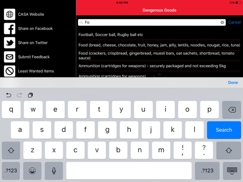 Can I pack that? - Dangerous Goods App Travel