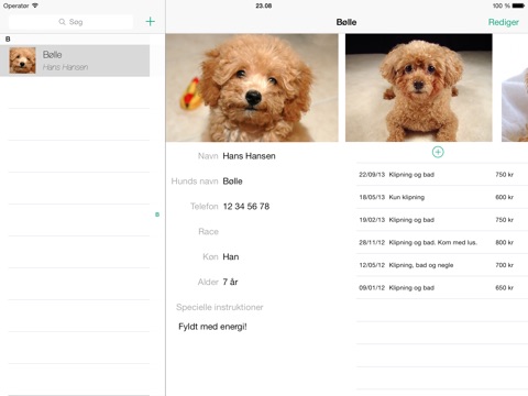 Hundekartotek screenshot 2