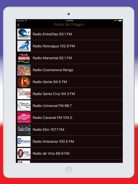 Radios de Chile Online FM & AM - Emisoras Chilenas screenshot 4