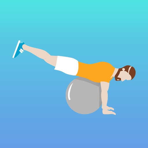 Exercise Ball Workouts & Weighted Stability Plans icon