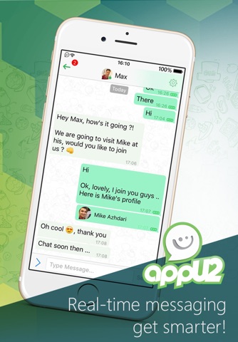 AppU2 Messenger - Social Messaging screenshot 4