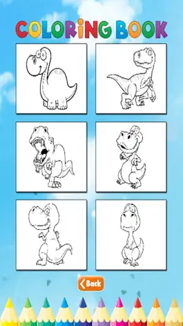 Game screenshot Dinosaur Coloring Book - Dino Paint for Kids apk