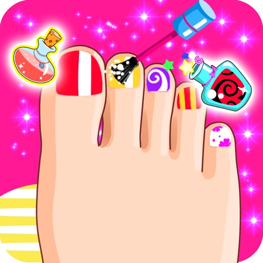 Foot Nail Makeover - Kids Spa girls games Icon
