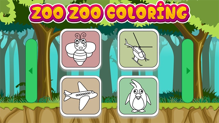 Zoo Zoo Coloring Book for Adult- Preschool drawing