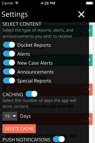 Docket Navigator screenshot 4