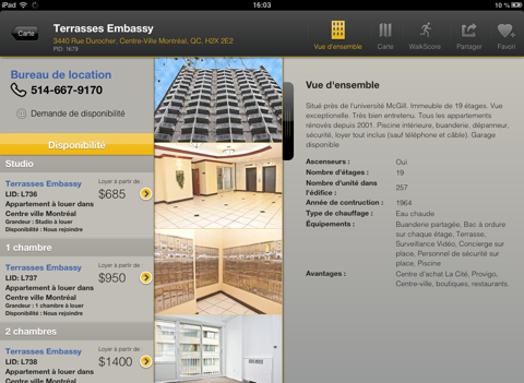 AppartMapp – Appartements au Canada screenshot 2