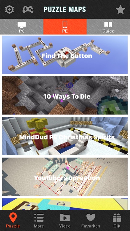 Puzzle Maps for Minecraft PE - Game Map Database