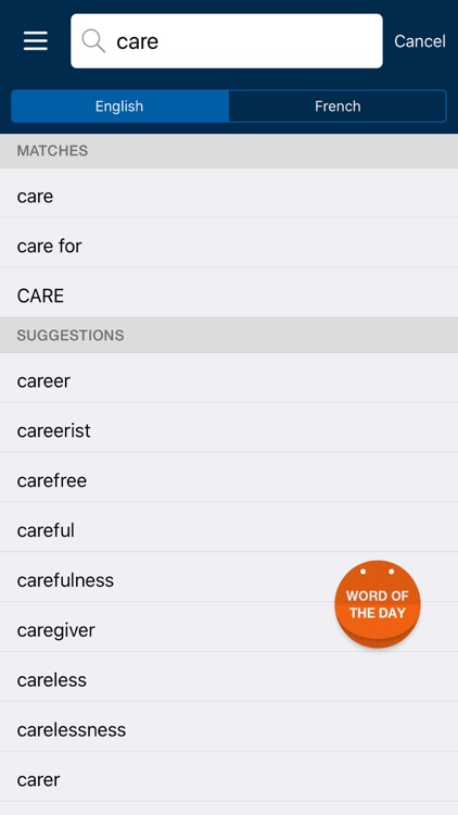 English <-> French CONCISE Dictionary