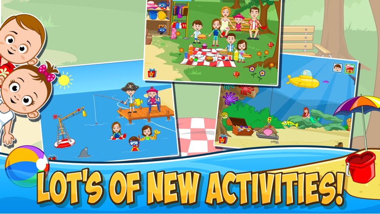 My Town : Beach Picnic screenshot-4