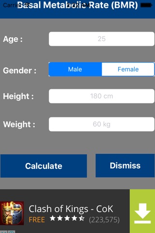 Lose Weight Calculator screenshot 3