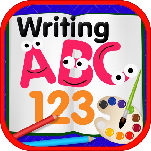 ABC 123 Writing Coloring Book for Kids PIGGYBUNNY iOS App