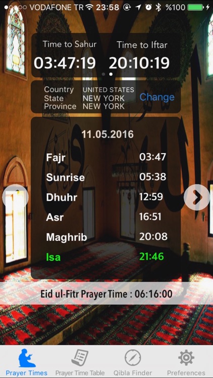 Salat Azan Muslim Prayer Times