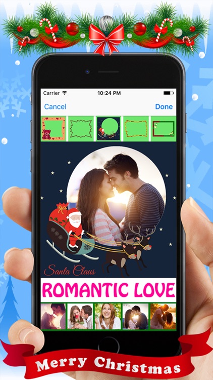 Santa Claus Photo Sticker Booth & Xmas Cards Maker