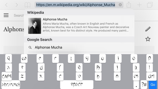 Alphonse Mucha Keyboard(圖3)-速報App