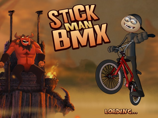 Stickman BMX Free на iPad