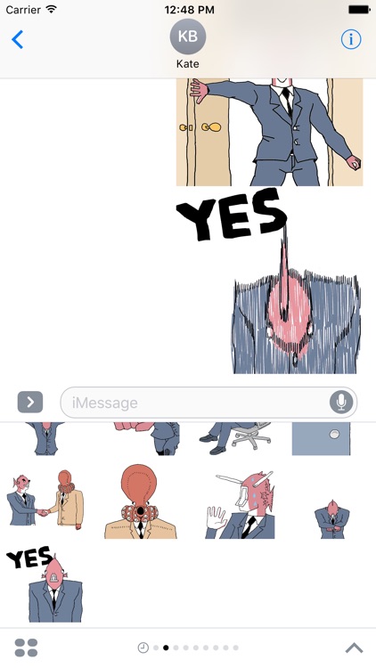 Business Fish Animated Sticker
