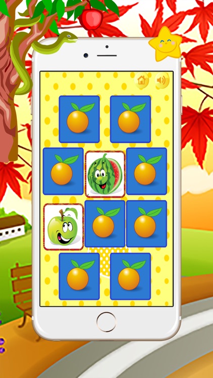 Fruits Memory Game For Kids & Adults