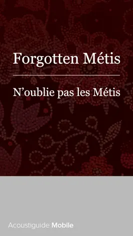Game screenshot Forgotten Métis mod apk