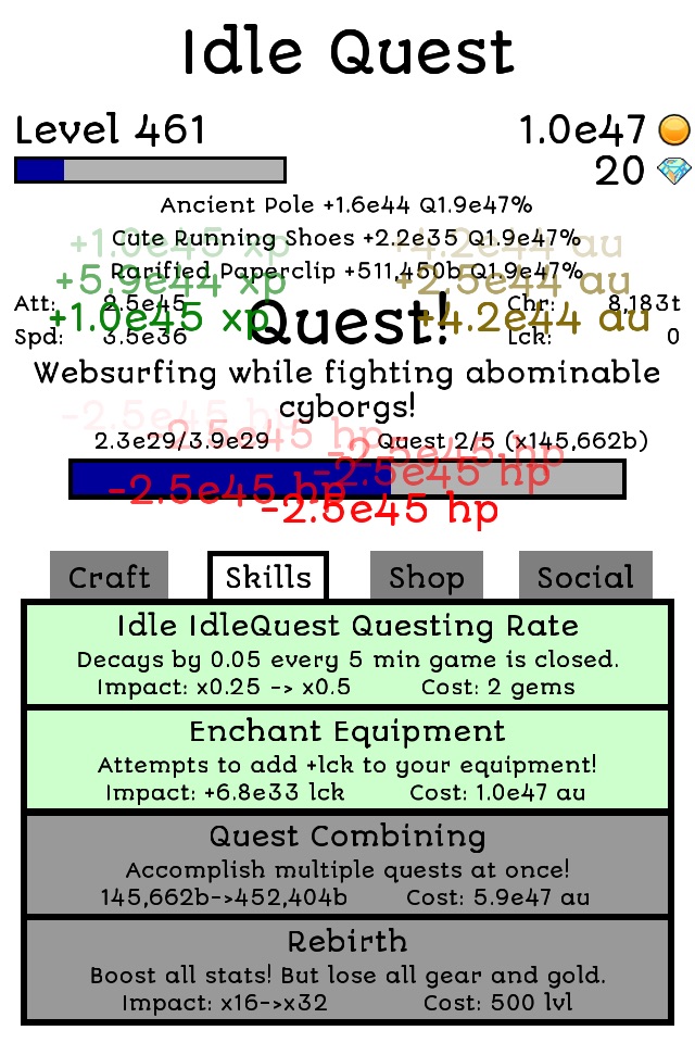 Idle Quest screenshot 2