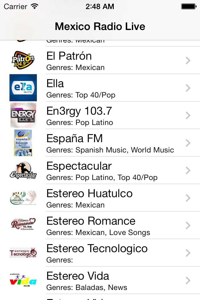 Mexico Radio Live (México) screenshot 2