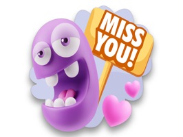 3D Love Expressions is a fun stickers pack