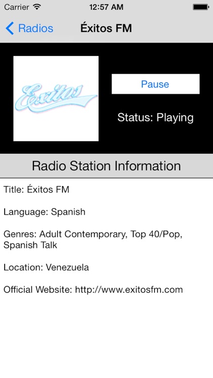 Venezuela Radio Live Player (Caracas / Spanish / español) screenshot-4