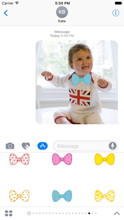 Sticker Bow Ties - Decorate Text for iMessage