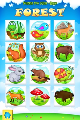 123 Kids Fun PUZZLE BLUE Games screenshot 2