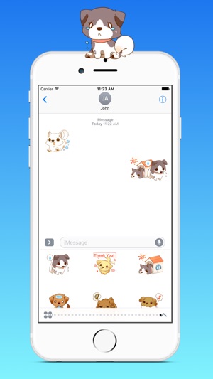 Cute Dog Sticker(圖4)-速報App