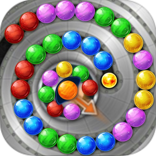 ball chain pop bubbles reaction games for free iOS App