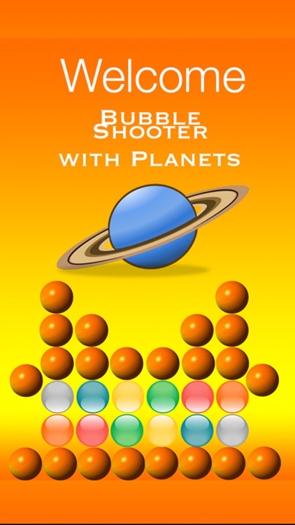 Bubble Shooter with Planets