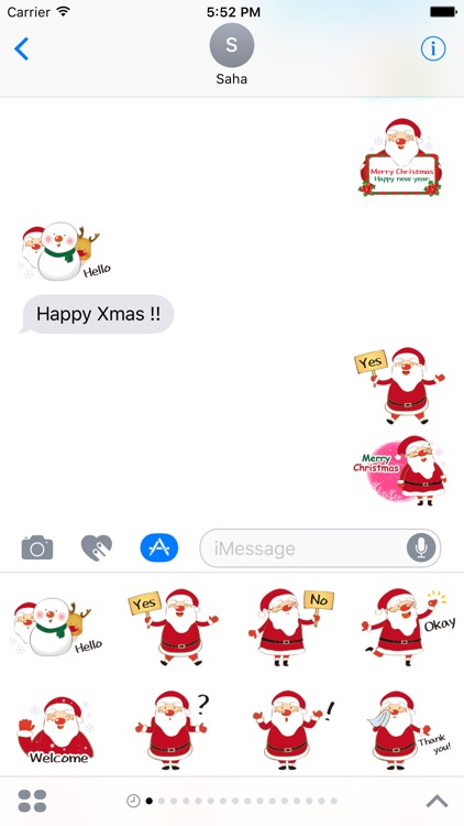 Santa Claus - Merry ChristMas Stickers Vol4