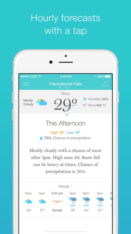 Weather Simple – Clear, concise forecasts