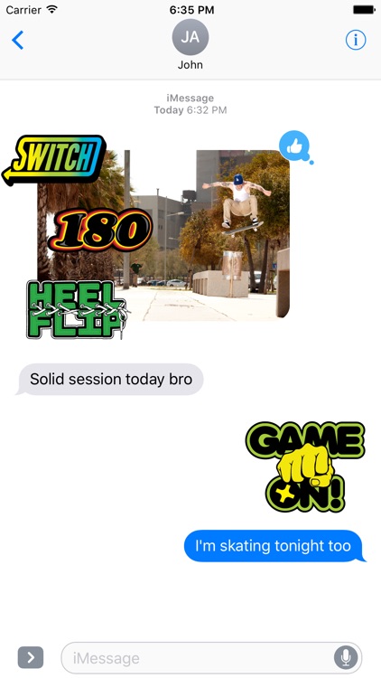 True Skate Stickers