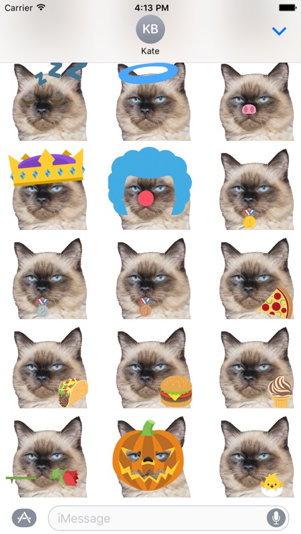 Cat Emoji Sticker Pack screenshot-3