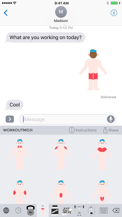 Workoutmoji - Workout Emojis and Stickers screenshot-4