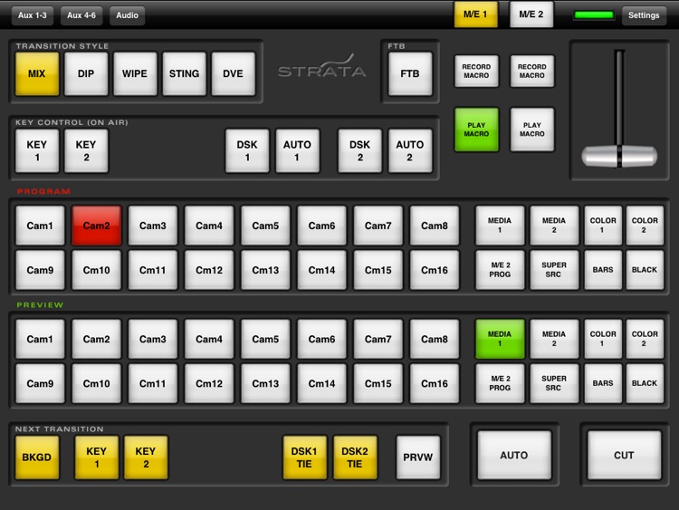 Strata Pro - Remote Control for ATEM Switchers