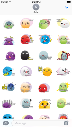 Ball Stickers Winter for iMessage(圖3)-速報App