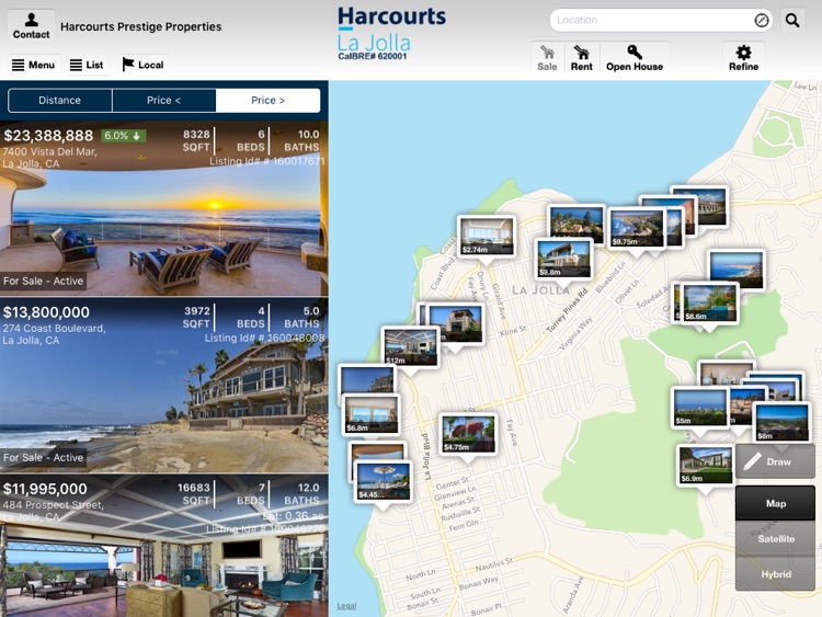 Harcourts Prestige Properties for iPad